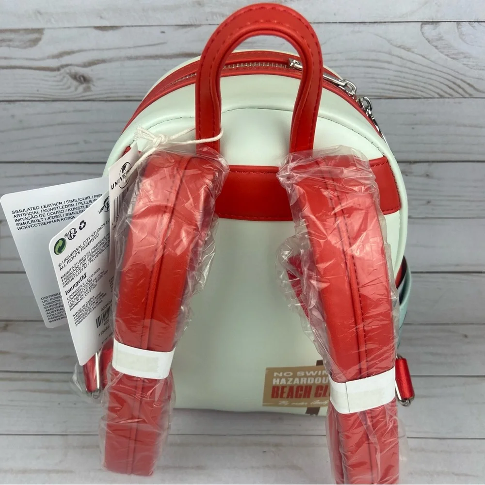 NWT Jaws Loungefly Mini Backpack - Universal Parks Exclusive - Picture 4 of 5